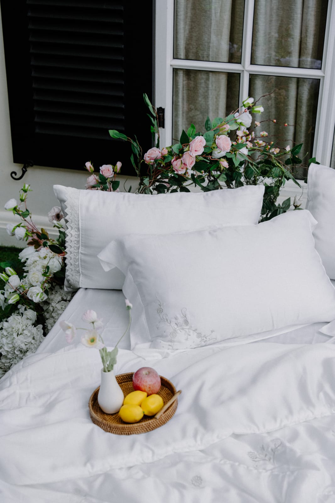Enchanted White Tencel 60s