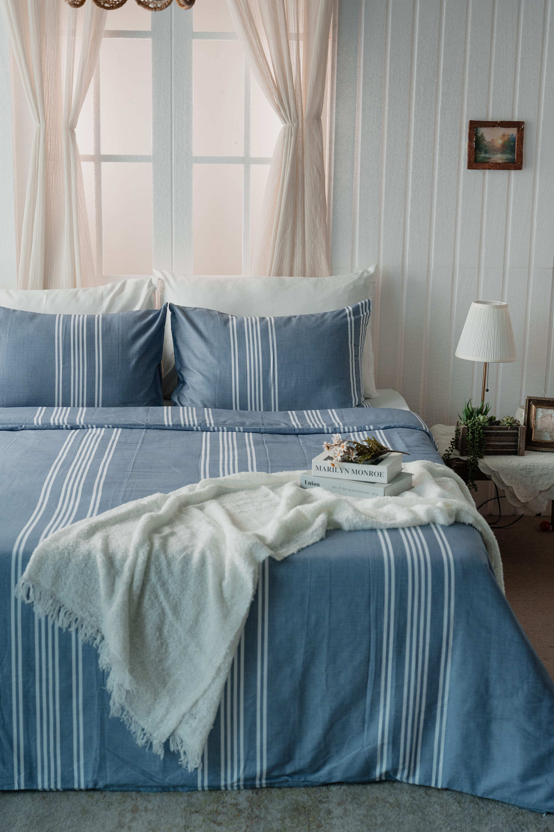 EVERYDAY Egyptian Cotton - Ocean Stripe